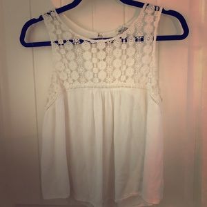 White summer top